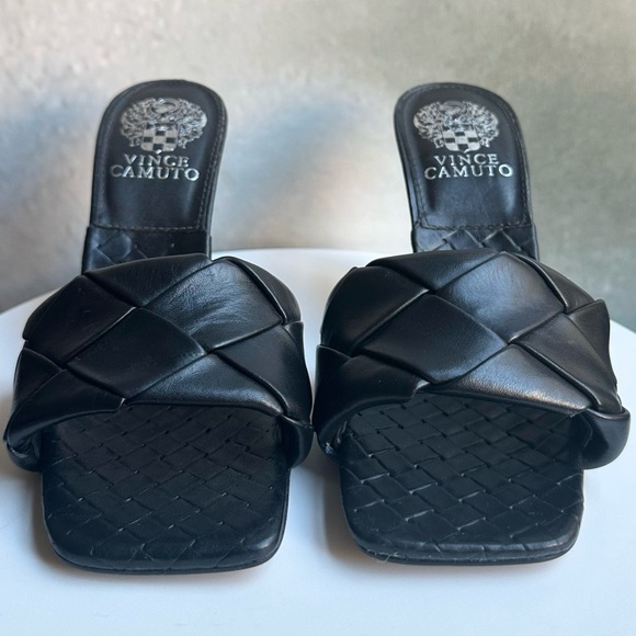 🌸VINCE CAMUTO🌸 Brelanie Woven Slide Dress Sandals Size: 5.5 - Picture 7 of 12